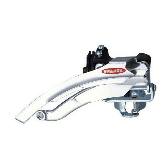 фото Переключатель передний QD-23 дискретный, универсальная тяга, для 21/24ск, стальной зажим D:28,6/31,8, макс.48T, ёмкость 22T