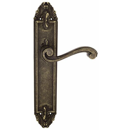 дверная ручка venezia vivaldi на планке pl90 античное серебро Дверная ручка на планке Vivaldi PL90 Venezia