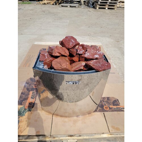 Яшма колотая камни для бани сауны сорт прима 7-14 см 10 кг кавказский речной шлифованный камни для бани сауны сорт премиум 7 14 см 10 кг