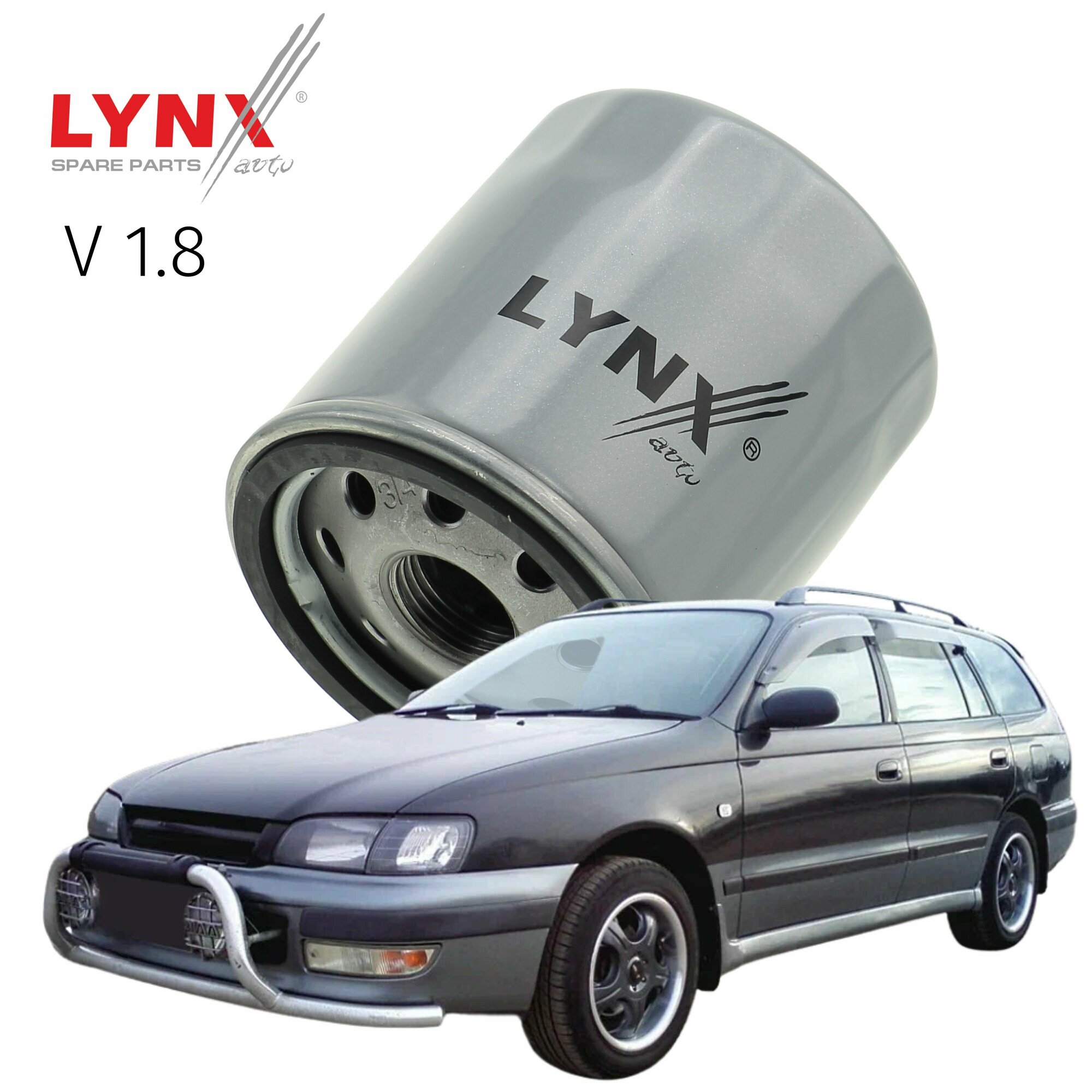 Фильтр масляный Toyota Caldina (1) / Тойота Калдина 1992 1993 1994 1995 1996 1997 V1.8 7A-FE / 1шт LYNXauto