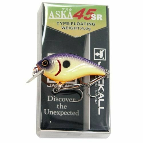 Воблер JACKALL ASKA 45SR 4.6g цвет PURPLE CHARTREUSE воблер jackall aska 45sr 4 6g цвет blueback chartreuse