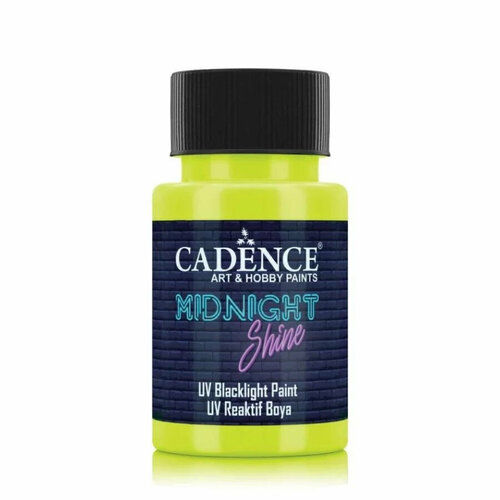 Акриловая флуоресцентная краска Cadence Midnight Shine, Lemon MS-02