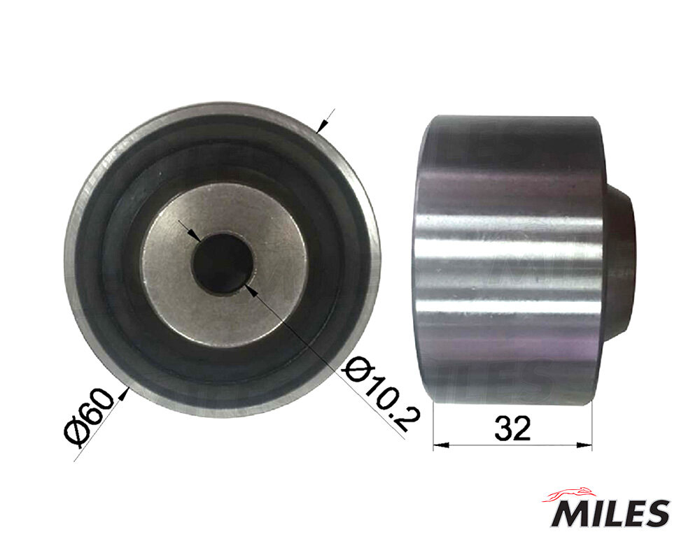 MILES Ролик ремня ГРМ для MITSUBISHI GALANT/HYUNDAI SANTA FE/SONATA 1.6-2.4