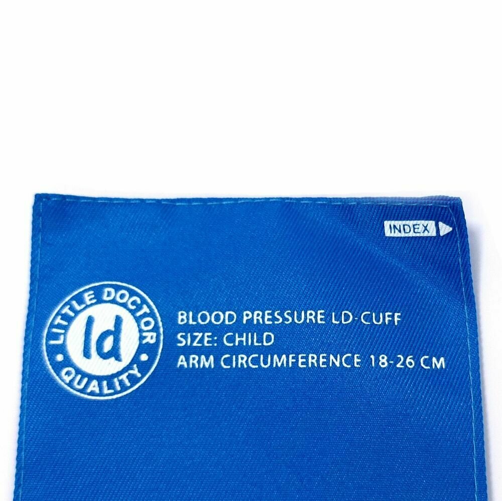 Изображение Манжета детская LD-Cuff C2C (18-26см), 2-трубная, хлопок, для механических тонометров Little Doctor