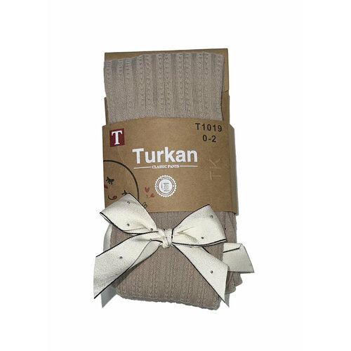 Колготки Turkan, 200 den, размер 98-104, бежевый колготки turkan 200 den размер 98 104 белый