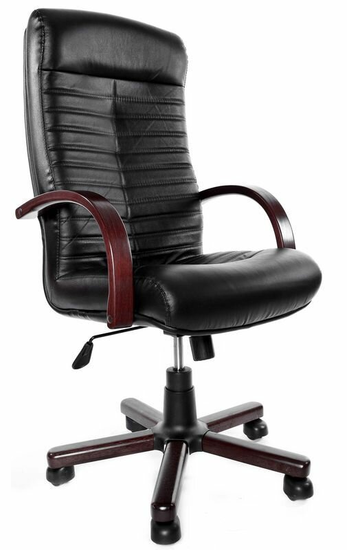 Компьютерное кресло Евростиль Консул EX офисное, обивка: искусственная кожа, цвет: черный