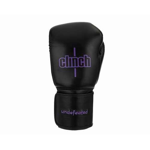 Перчатки боксерские Clinch Undefeated черные (вес 12 унций)