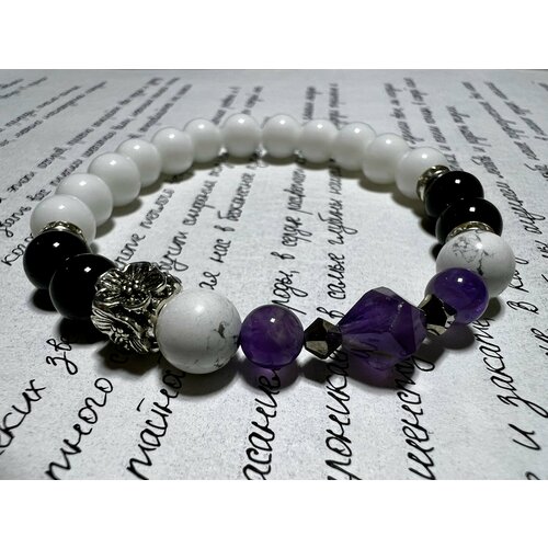 Браслет-нить, 1 шт., размер 17 см, фиолетовый