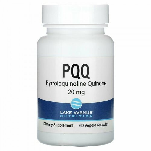 Lake Avenue Nutrition PQQ (пирролохинолинхинон) 20 мг 60 капсул
