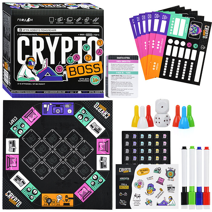 Игра настольная Cryptoboss. Криптобосс Геодом - фото №16