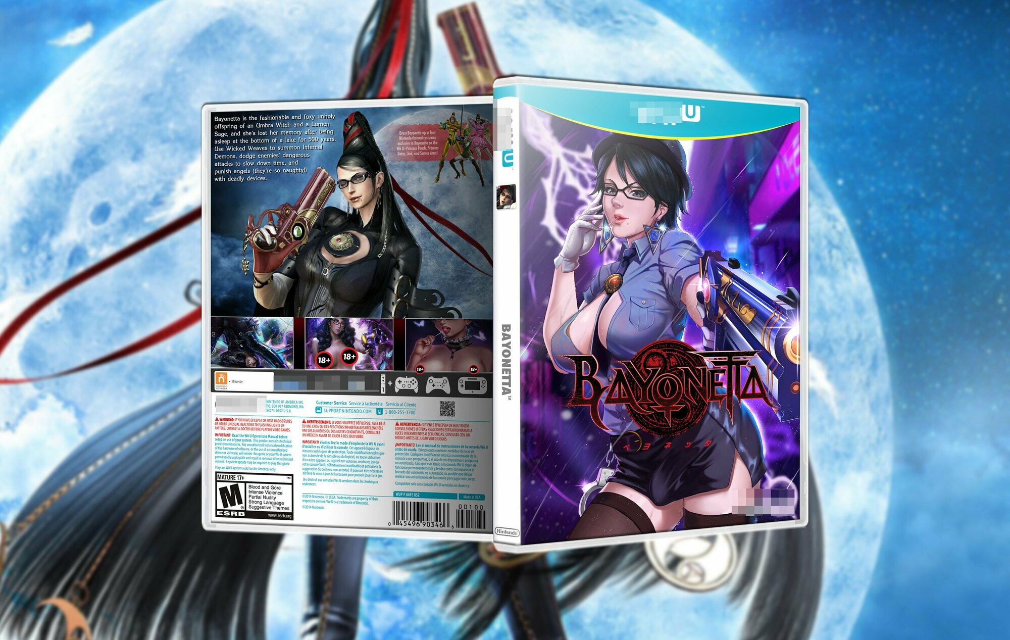 Bayonetta / Эксклюзивная обложка для Nintendo Wii U.