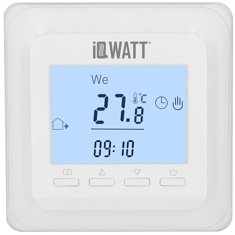 Терморегулятор с ЖК-дисплеем IQ THERMOSTAT Р (white)