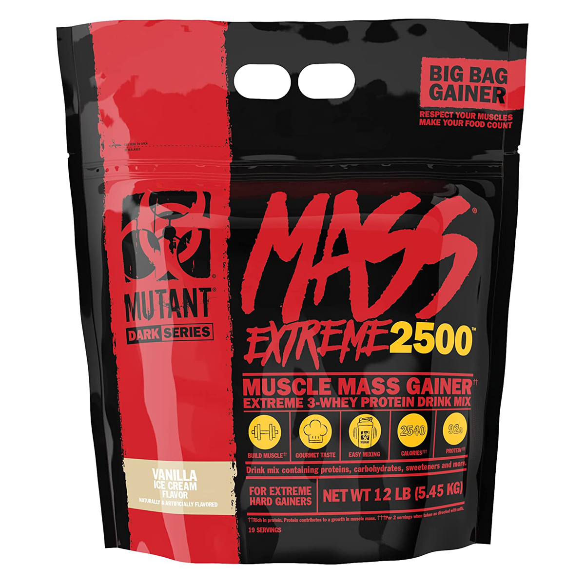 Mutant Mass XXXTREME 2500 5450g (Ванильное мороженое)