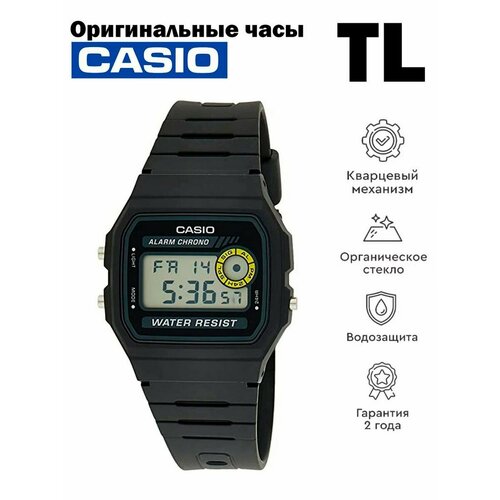 Наручные часы CASIO, черный наручные часы casio collection f 94wa 8 черный серый