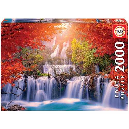 фотошторы водопад в тайланде ш150xв280 см 2шт блэкаут на тесьме Пазл Educa 2000 деталей: Водопад в Тайланде