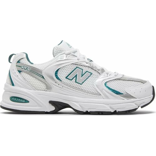фото Кроссовки new balance 530, полнота d, размер 36 eu/4 us, white silver green