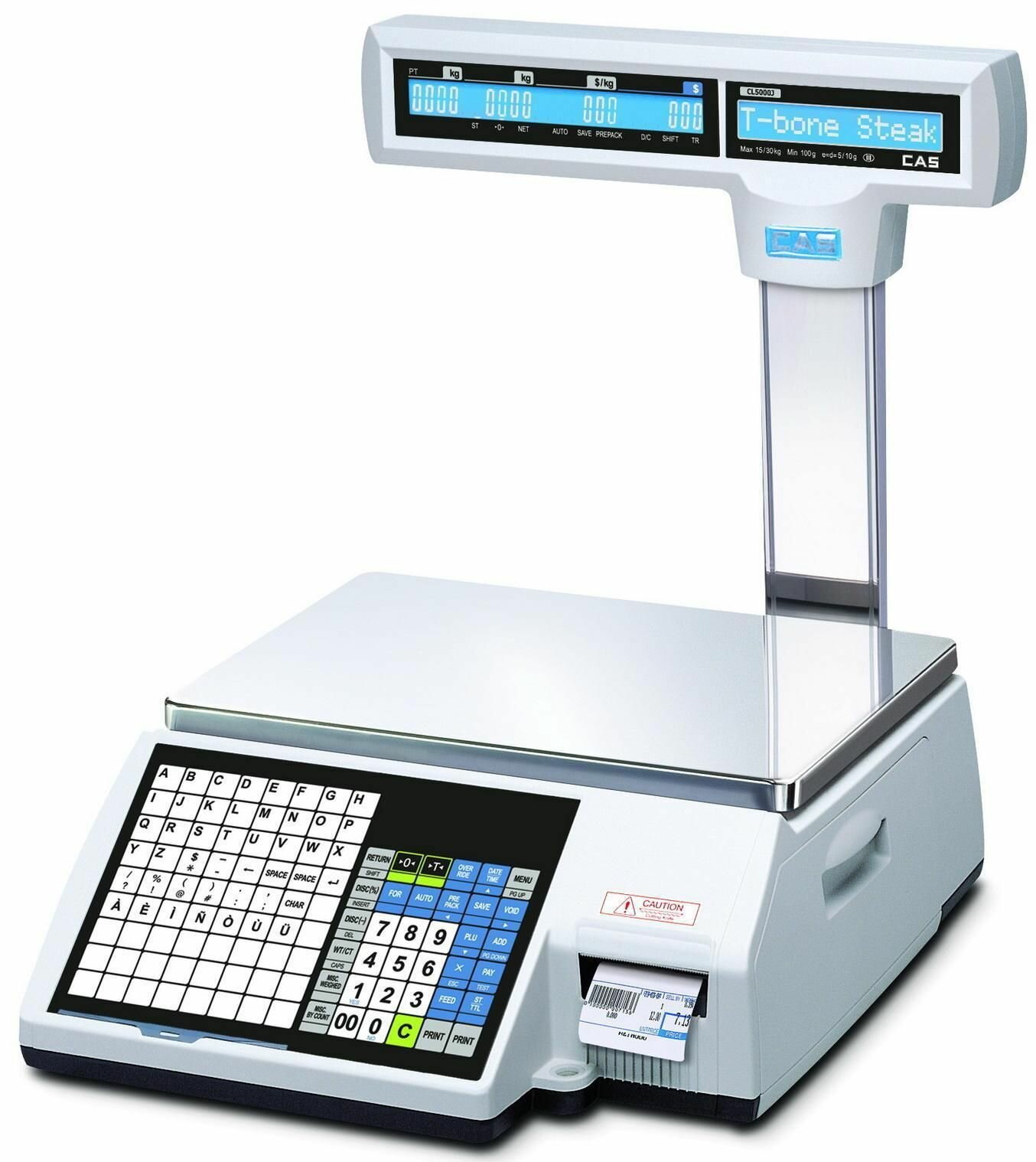 Весы торговые электронные CAS CL5000J-30IP TCP-IP, Ethernet, 500x510x400 мм