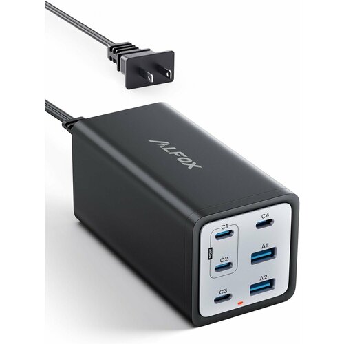 Зарядная станция Alfox Thunder GaN AF-PC008 200W USB Outlet Charger