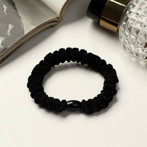 Резинка для волос Соломея 5 см чёрный 376₽