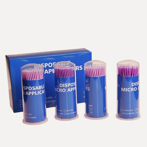 Изображение товара ULTRAFINE (1.5mm) Набор 4 уп Микробраши косметические : Аппликаторы стоматологические , Также для наращивания ресниц , В комплекте 4 уп ; 1 уп : 100шт . от Incidental