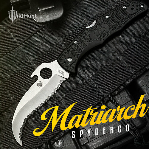 Туристический складной нож Spyderco Matriarch 2 Emerson Black