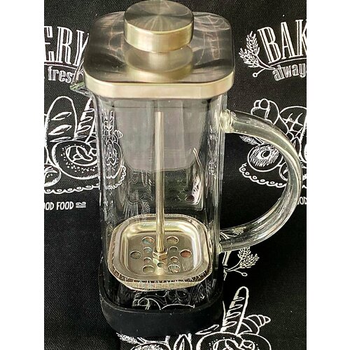 Френч-пресс стеклянный и нержавеющая сталь 350 мл 599₽