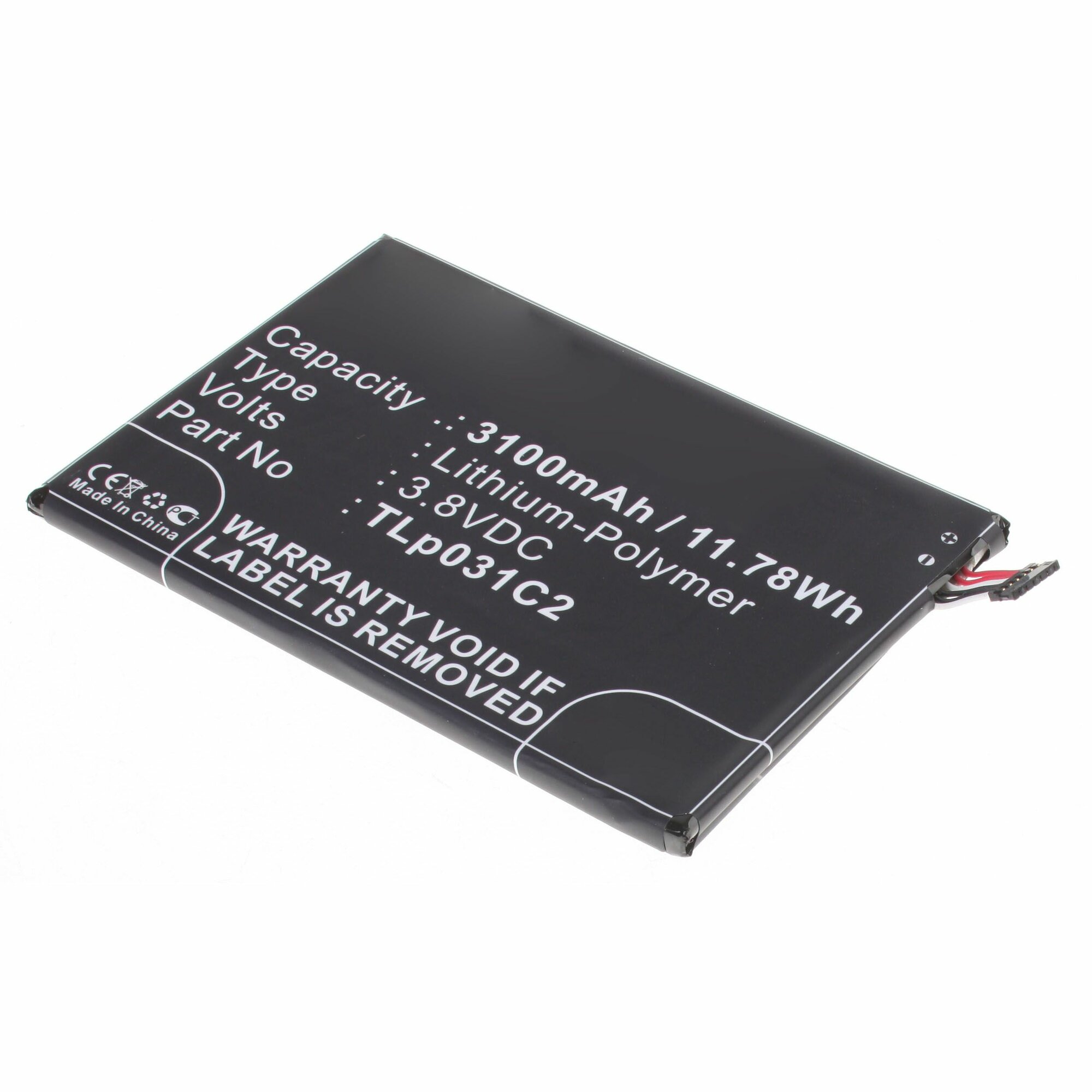 Аккумуляторная батарея iBatt 3100mAh для телефона Alcatel (TLp031C2)