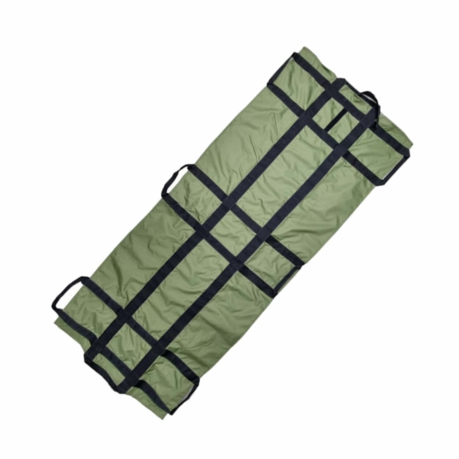 Военные бескаркасные мобильные носилки с короткими ручками олива НП