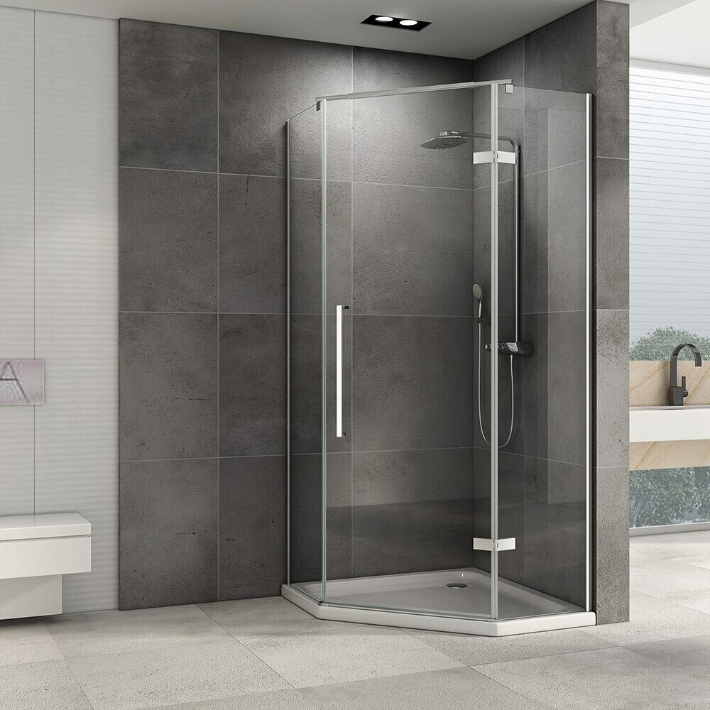 Душевой уголок Abber Ewiges Wasser 900х900 мм (габариты площадки) AG05090