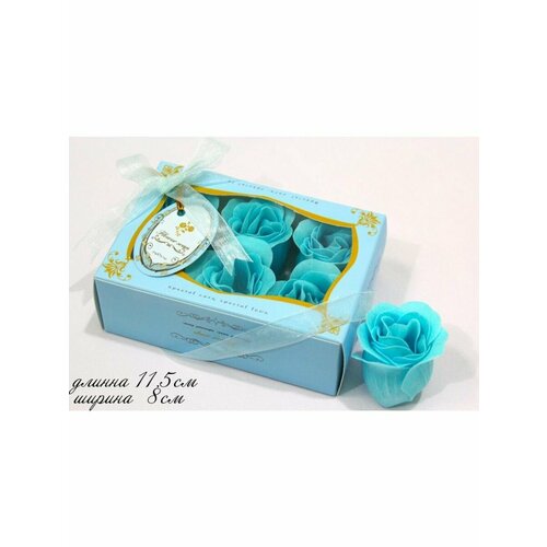 Декоративное мыло ручной работы розочка 490₽