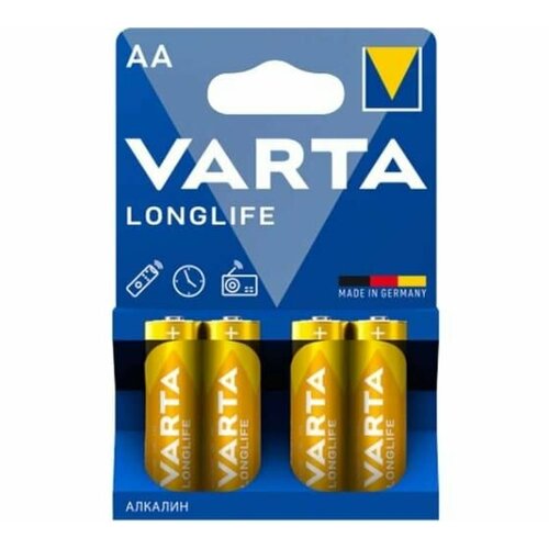 батарейки varta longlife aa бл 8 Батарейки Varta LONGLIFE AA BL4 4008496525157 04106101414