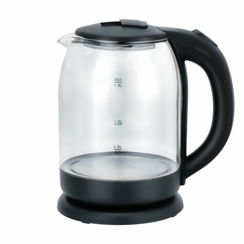 Чайник электрический 18Л 1900ВТ фильтр диск стекло черн CENTEK 281000₽