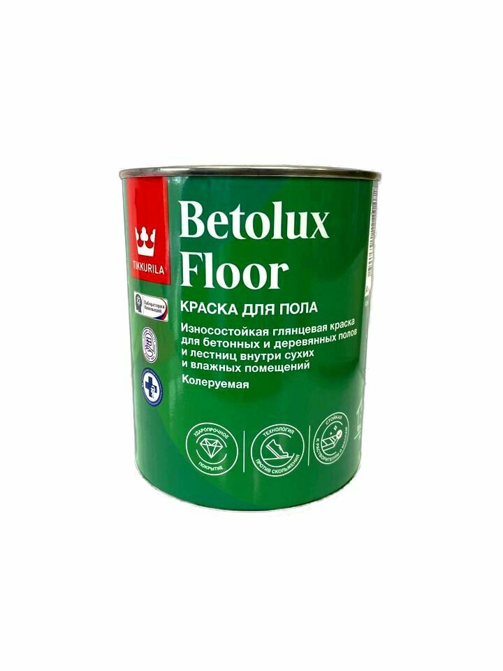 фото Краска для полов Tikkurila BETOLUX FLOOR A 0,9л