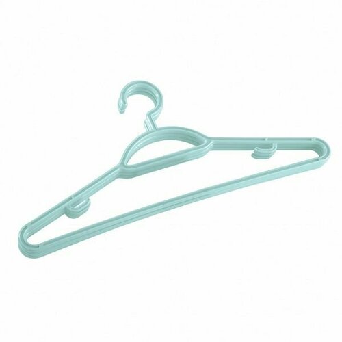 Набор плечиков длегкой одежды Econova р48 3шт светло-голубой 525₽