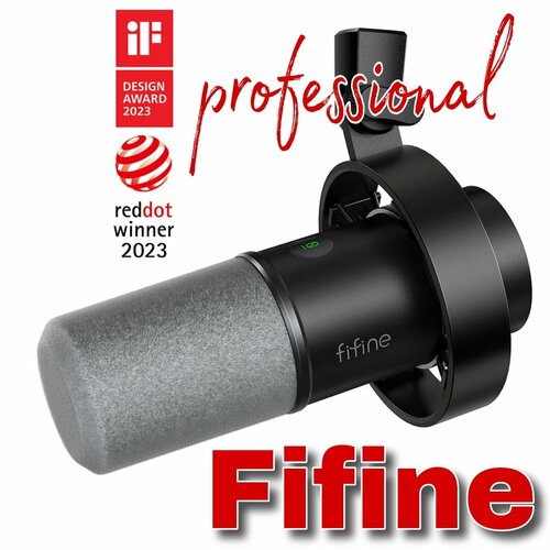 Микрофон студийный XLR динамический для стриминга 1190000₽