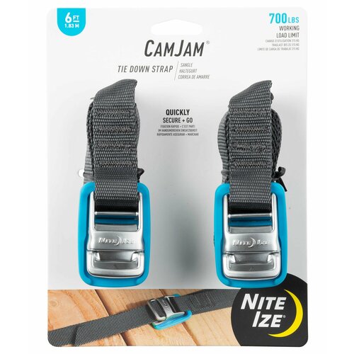 Такелажное крепление Nite Ize Dual CamJam Tie Down Strap - 6 ft 2 шт