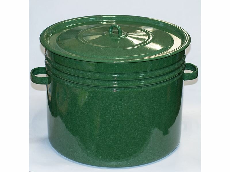 фото Бак эмалированный без рисунка рябчик Стальэмаль 40 л