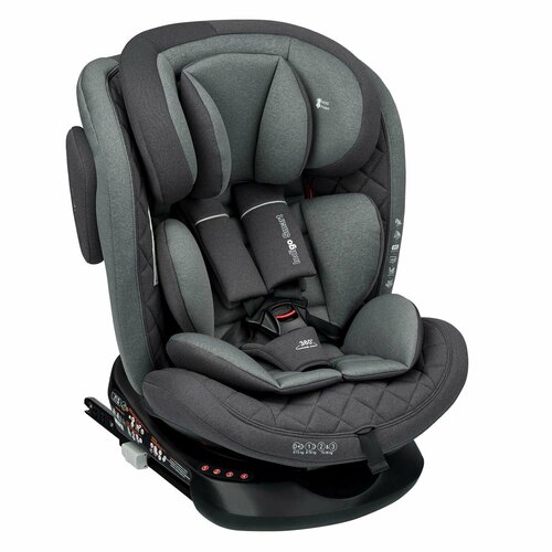 Автокресло Indigo SMART Isofix, серый