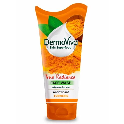 DermoViva TRUE RADIANCE Face Wash TURMERIC Dabur истинное сияние гель для умывания с куркумой - антиоксидант Дабур 150 мл 920₽