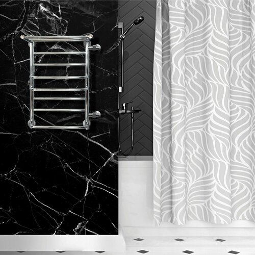 Полотенцесушитель водяной MySpace Bon с полкой 70/40 межосевое 50 боковое подключение справа