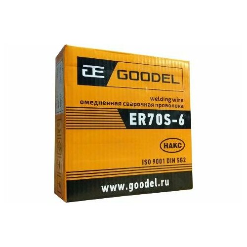 Проволока сварочная Goodel 08мм 5кг омедненная Atlantic ER70S-6 1485₽