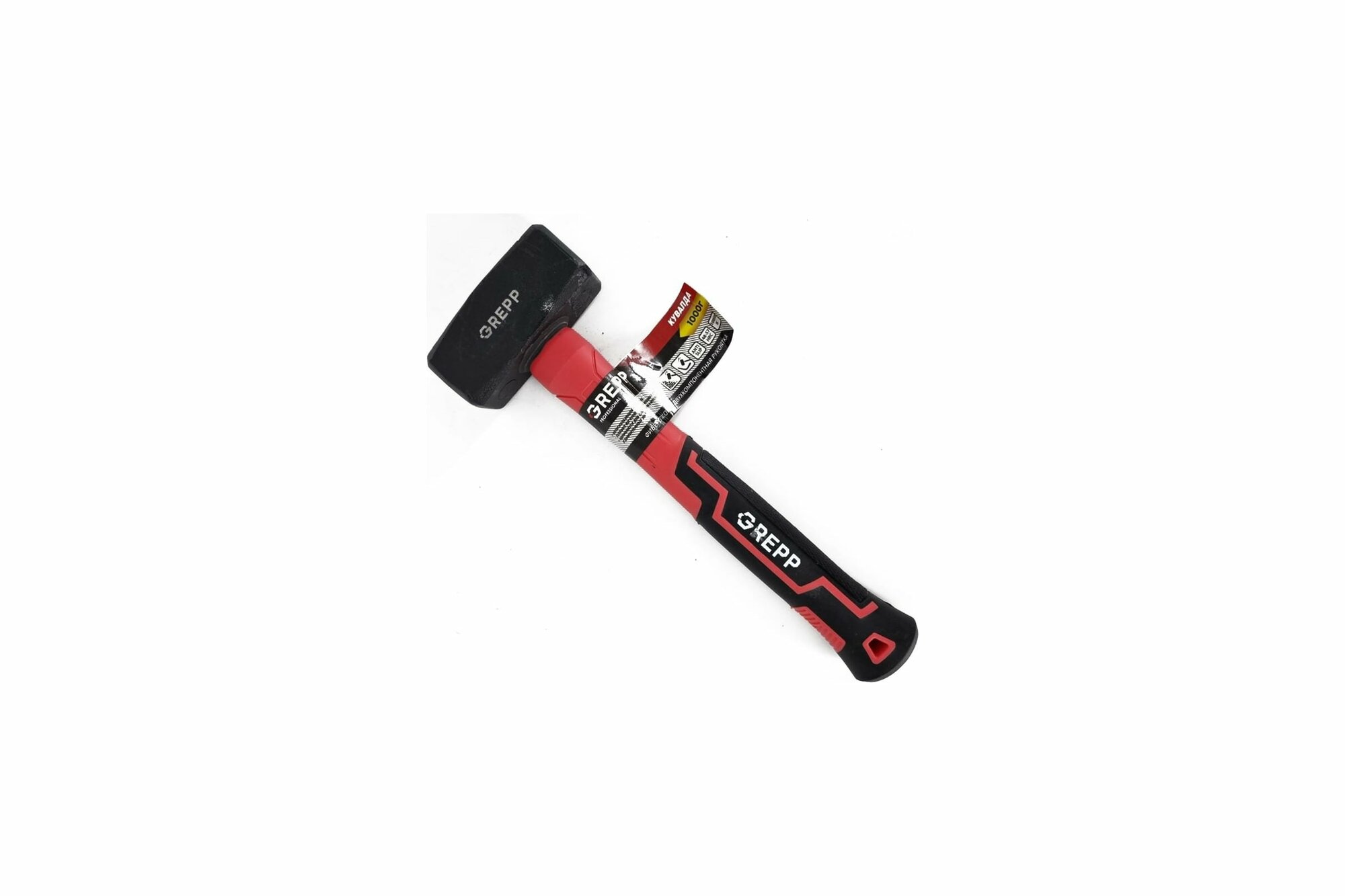 фото Ladina Кувалда 2000г, фибергласовая двухкомпонентная рукоятка 302-003