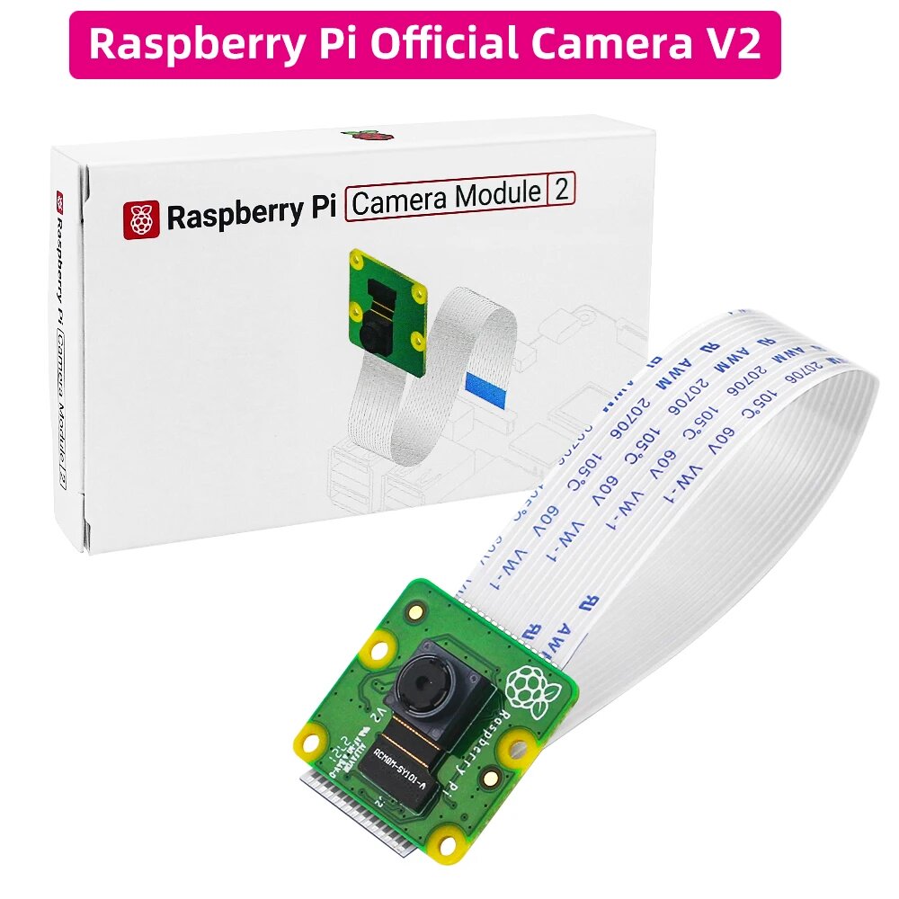 Оригинальный официальный модуль веб-камеры Raspberry Pi V2 IMX219 8 МП для Raspberry Pi Model 5 4B 3B + 3B Zero Nvidia Jetson Nano B01 — фото 1