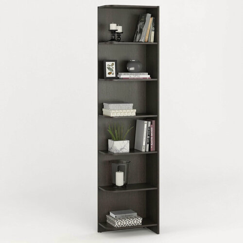 Изображение товара Стеллаж угловой МагМебель В20 правый венге