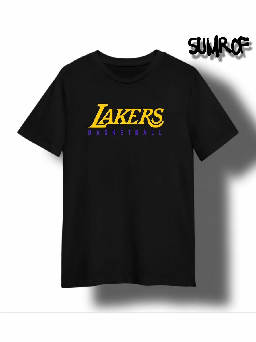 Футболка Zerosell lakers лейкерс баскетбол, размер 4XS, черный