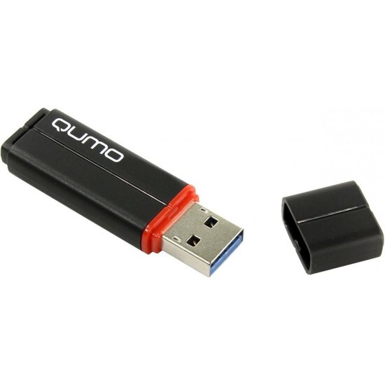 Флешка USB 64Gb QUMO Speedster USB3.0 черный QM64GUD3-SP-black - фото №2