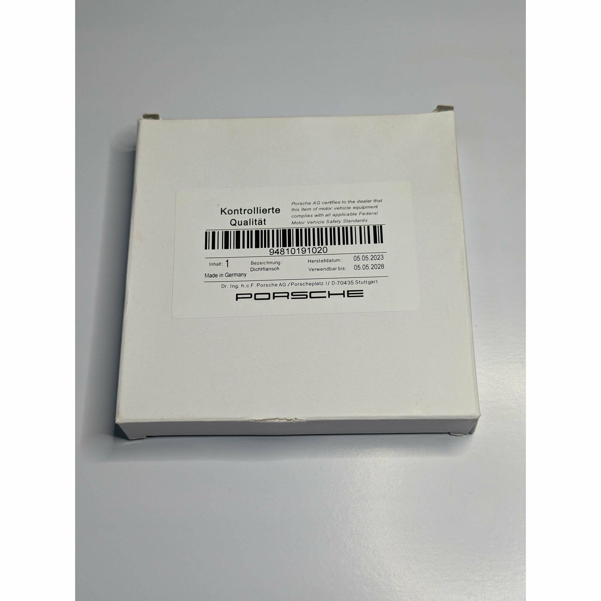 Сальник коленвала передний для автомобилей Cayenne Panamera Macan арт. 94810191020