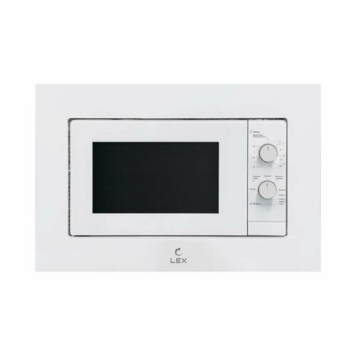 Микроволновая печь встраиваемая LEX BIMO 2004 WH Блокировка управления Звуковой сигнал Таймер 19990₽