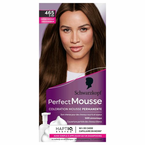 Perfect Mousse стойкая краска-мусс для волос 465 шоколадный каштан 2999₽