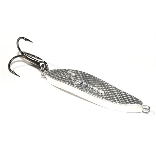 Блесна колеблющаяся Heavy Silver покрытие - серебро 999 длина 29 мм вес 8 г
